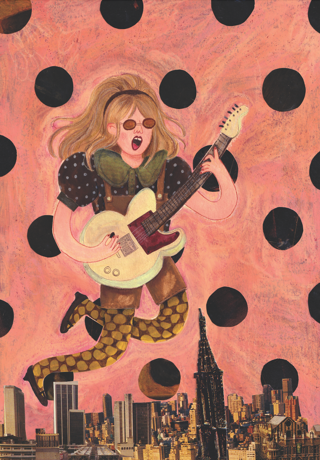 A5 Art print 'Grrrl'