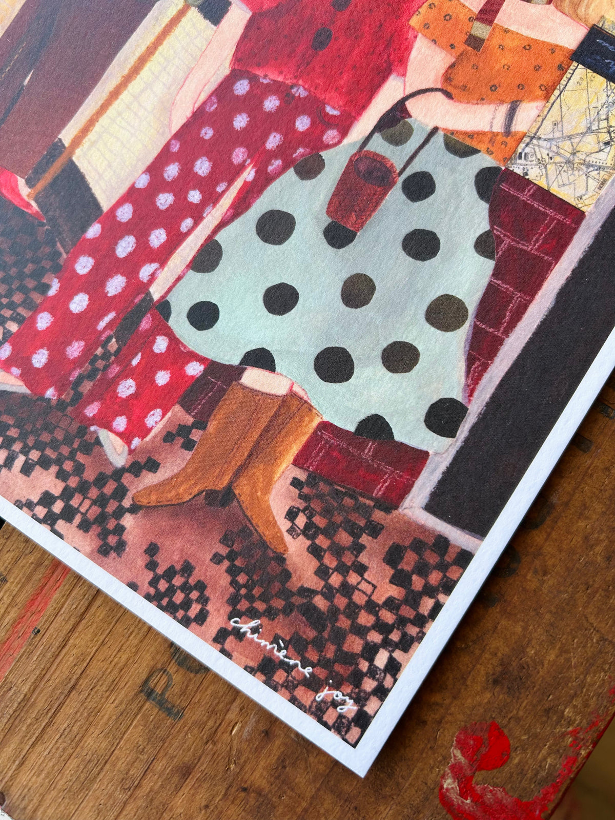 A4 Art print 'Coucou'
