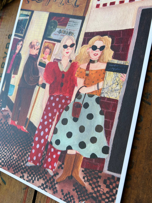 A4 Art print 'Coucou'