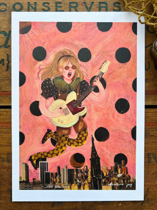 A5 Art print 'Grrrl'