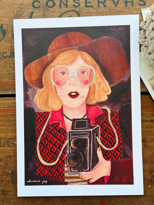 'Angèle' Art print A5