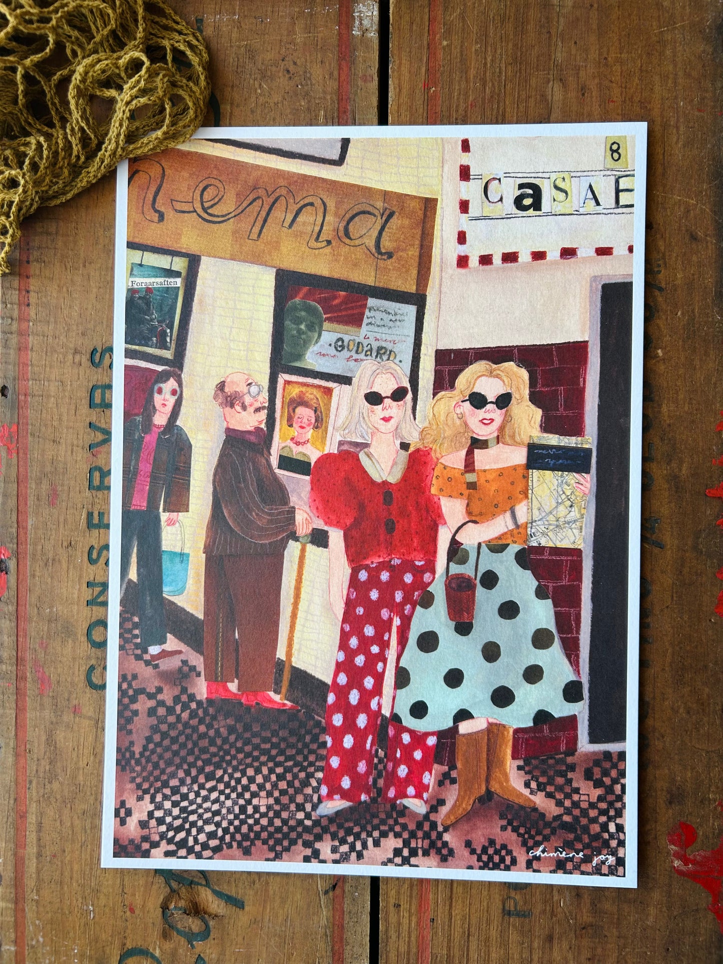 A4 Art print 'Coucou'