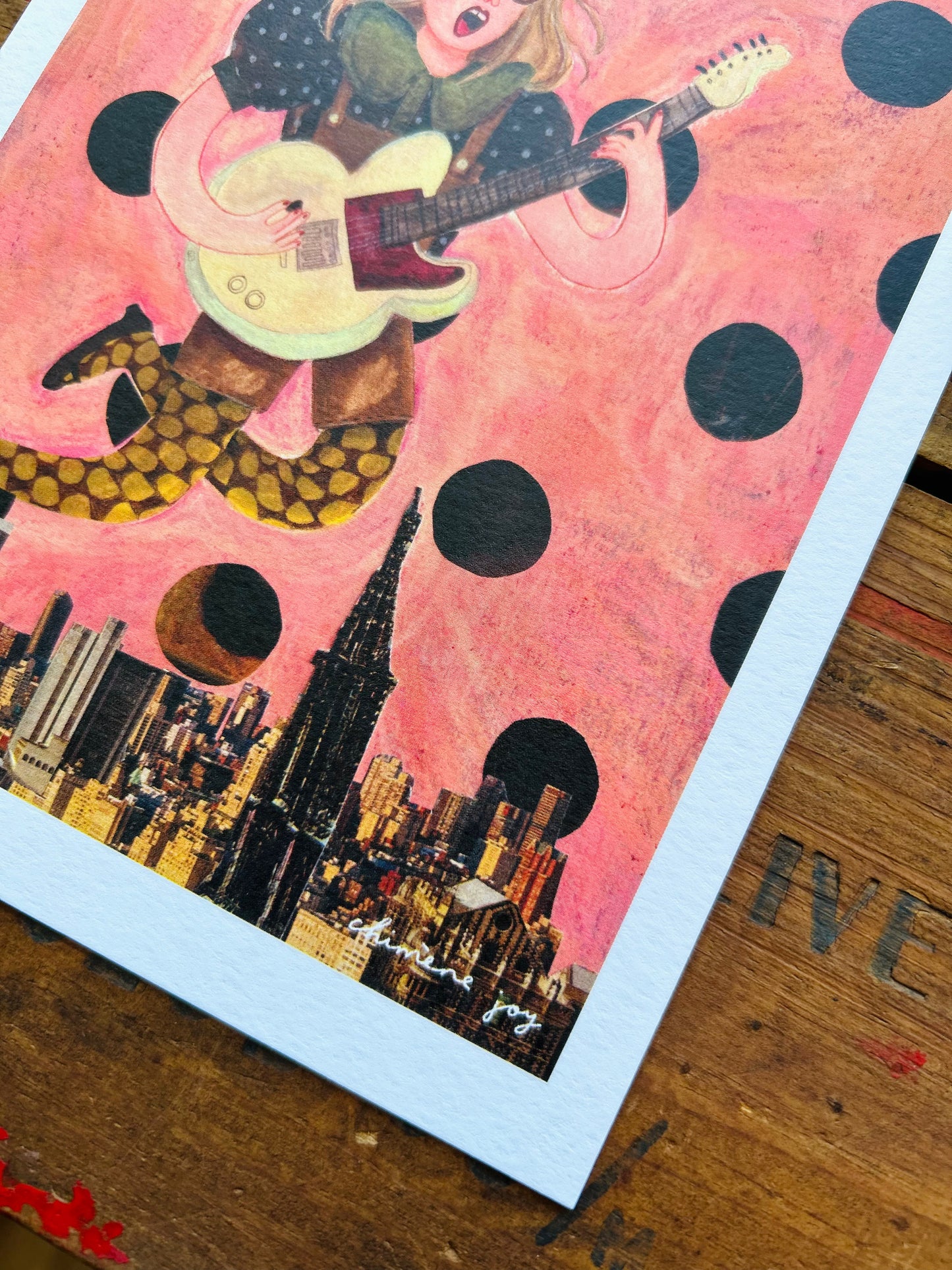 A5 Art print 'Grrrl'