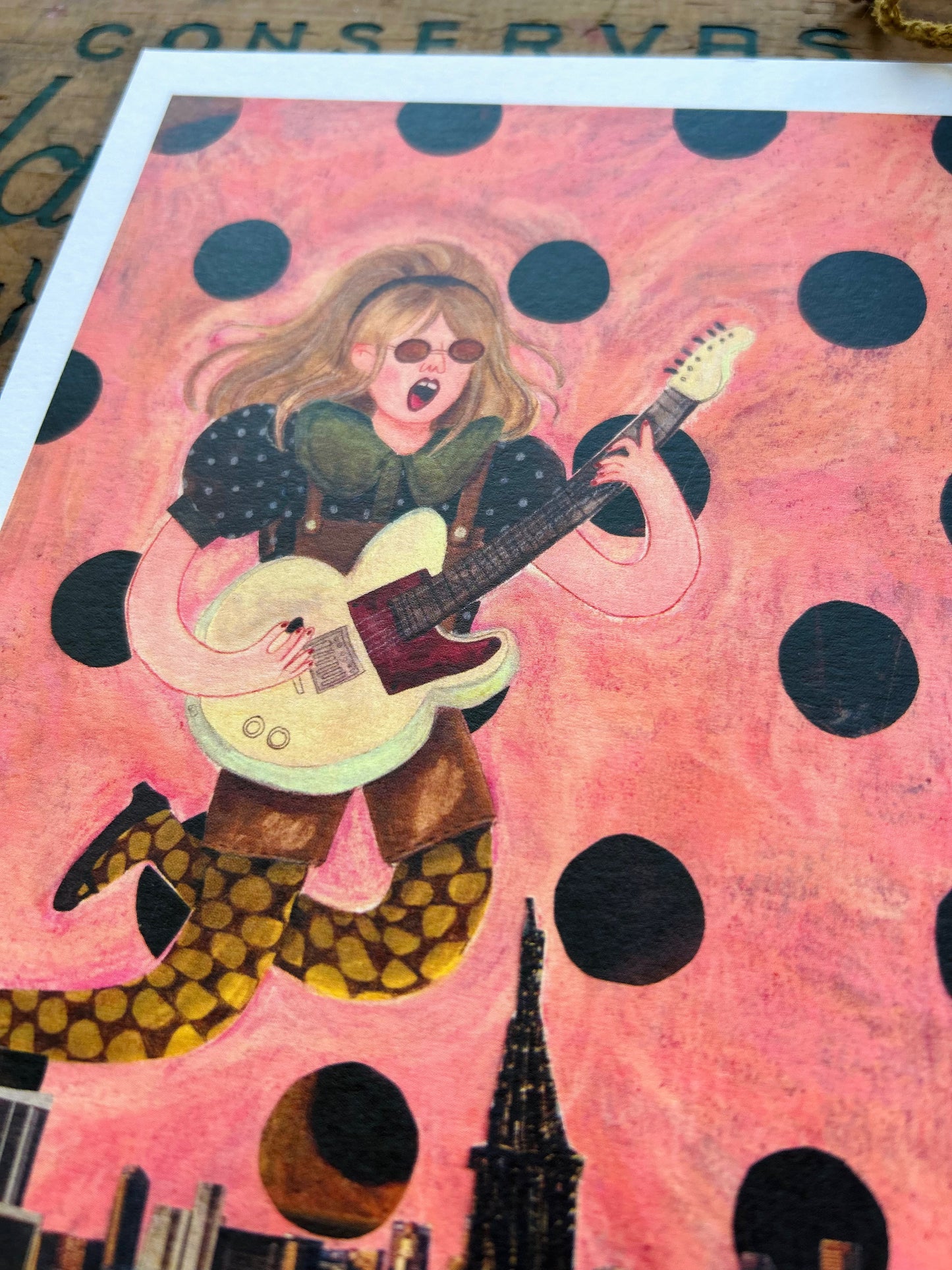 A5 Art print 'Grrrl'
